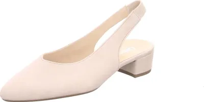 Produktbild von Gabor Damen Sling-Pumps mit spitzer Schuhspitze, Blockabsatz und gepolsterter Lederdecksohle
