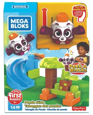 Obrázok produktu pre Mega Bloks Peek a Blocks velká skluzavka - lesní panda GKX68