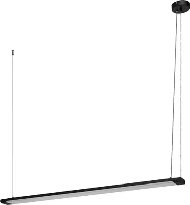 Produktbild von Ledvance LED Panelleuchte Office Line Slap schwarz 120cm 40W 5750lm neutralweiß 4000K Dimmbar