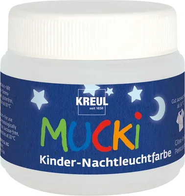 Produktbild von KREUL MUCKI Kindermalfarbe Nachtleuchtfarbe