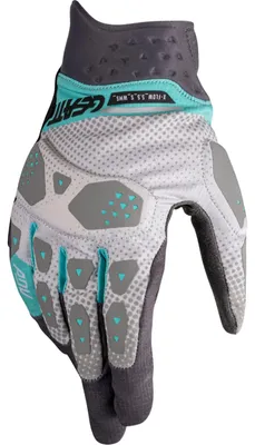Produktbild von Leatt Glove ADV 5.5 X-Flow Women Short V26 grau-weiss-türkis DM