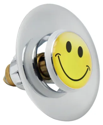 Produktbild von Dusbad Pop Up Universal Waschbeckenstöpsel Smiley 34-38mm