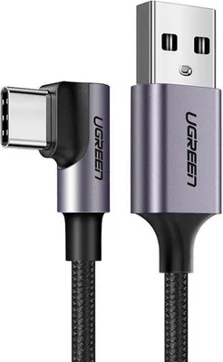 Immagine prodotto di UGREEN Cavo angolare USB-C, 3A, Quick Charge 3.0, 1m, nero