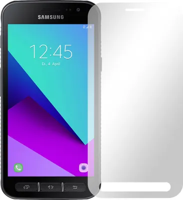 Produktbild von 2x Slabo Displayschutzfolie für Samsung Galaxy XCover 4 | Samsung Galaxy XCover 4s KLAR "Crystal Clear" (verkleinerte Folien) Displayfolie Schutzfolie Folie