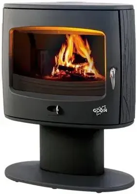 Image de Poêle à bois eliot 2 Gris anthra 8Kw - GODIN - 388152