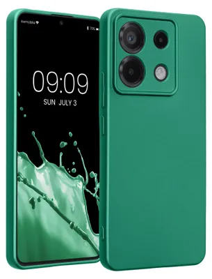 Produktbild von kwmobile Handyhülle für Xiaomi Redmi Note 13 Pro 5G / Poco X6 5G Hülle - weiche Silikon Case metallisch schimmernd - Schutzhülle Cover - Metallic