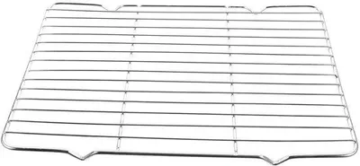 Image de Grille de cuisson - en acier inoxydable - 1 pièce - facile à nettoyer