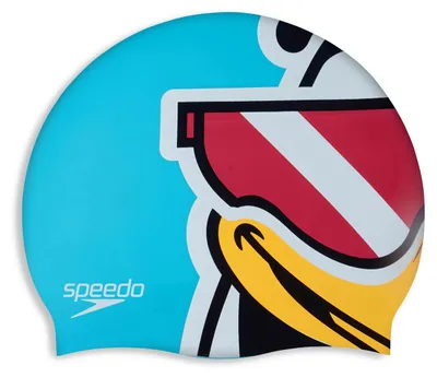 Produktbild von Speedo Printed Character Junior-schwimmkappe Blau  Kinder Blau One Size