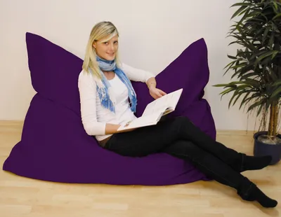 Produktbild von Velours-Riesen-Sitzsack 140 x 180 cm Stand.-Var.