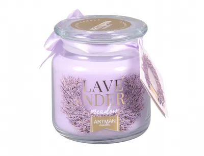 Obrázek produktu pro Svíčka ve skle LAVENDER vonná 360g