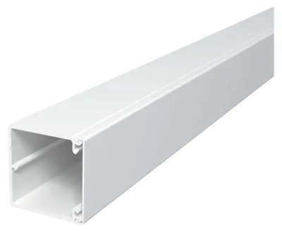Produktbild von OBO WDK60060LGR Wand-u.Deckenkanal m.Bodenlochung 60x60x2000 PVC 6027105