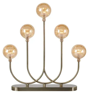 Immagine prodotto di MARKSLOJD Markslöjd Enys: candelabro natalizio in ottone e ambra