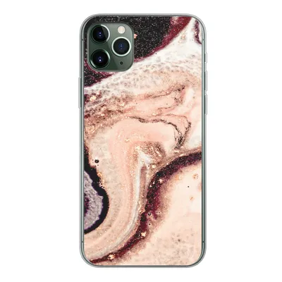 Produktbild von MuchoWow® Handyhülle Schutzhülle Hülle für iPhone 11 Pro Max Marmor - Mineralien - Naturstein Silikon Softcase Handy Hülle - Schutz
