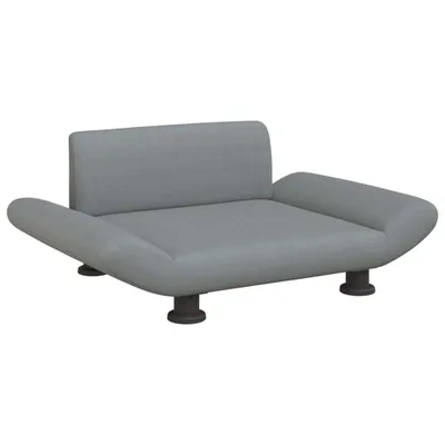 Zdjęcie produktu dla vidaXL Legowisko dla psa jasnoszare 70x45x28 cm tkanina