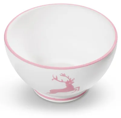 Immagine prodotto di Gmundner Keramik ciotola per cereali con cervo rosa grande (Ø 14 cm)
