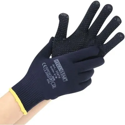 Produktbild von Nylon-Baumwoll-Feinstrick-Handschuh Pearl S/7 blau VE=12 Paar
