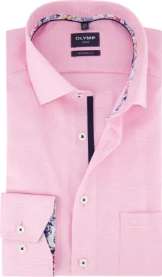 Produktbild von Olymp Hemd rosa Modern Fit meliert