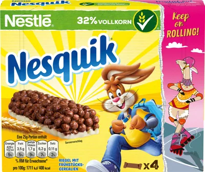 Produktbild von NESTLE NESQUIK Cerealien Riegel 4er Multipack (4x25g)
