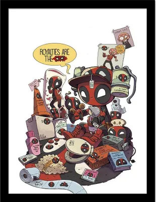 Produktbild von Deadpool - Gerahmtes Poster "Merch" PM8983 (40 cm x 30 cm) (Bunt)
