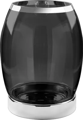 Produktbild von Fink YORK, Windlicht, Eisen, smoke, silberfarben, H. 39 cm, D. 31 cm Höhe: 39.00 cm Durchmesser: 31.00 cm 158438