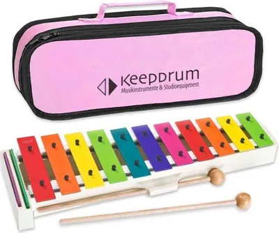 Image de Carillon Sonor BWG Boomwhackers avec sac rose