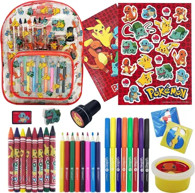 Productafbeelding van Schilderset voor kinderen, kleurboek, knutselset, rugzak, viltstiften, kleurpotloden, stickers, zelfklevend, cadeau-idee voor verjaardag kinderen
