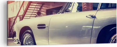 Produktbild von Bild auf Leinwand - Leinwandbild - Autogarage - 140x50cm - Wand Bild - Wanddeko - Wandbilder - Leinwanddruck - Bilder - Kunstdruck - Wanddekoration - Leinwand bilder - Wandkunst - AB140x50-3888