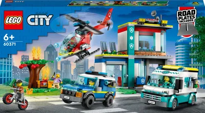 Immagine prodotto di LEGO® City Sede del veicolo di soccorso (60371)