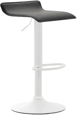 Produktbild von Barhocker HLO-CP16 V2 Kunstleder weiß  schwarz