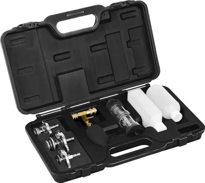 Image de NEO TOOLS Testeur de fuites de joints de culasse Testeur de fuites avec 3 raccords à baïonnette, mallette plastique incluse