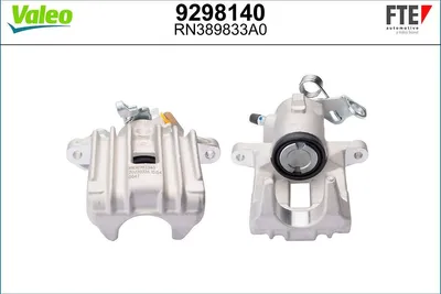 Produktbild von FTE Bremssattel Hinten Rechts für VW Golf IV Schrägheck (1J1) Ø38mm Grau 9298140