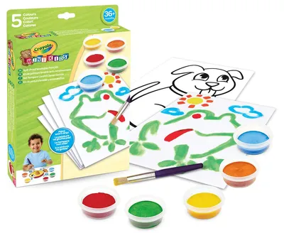 Image de Crayola - Mini kit de peinture lavable pour enfants