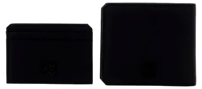 Produktbild von Leder Geldbörse Kartenhalter 4cc & Card Stack. Black schwarz