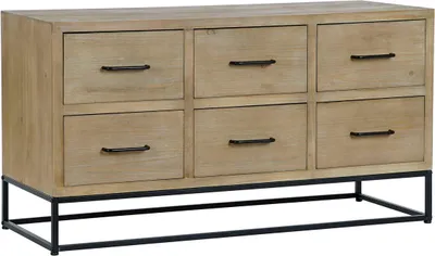 Obrázek produktu pro Příborník DKD Home Decor Černý přírodní kov dřevo MDF 120 x 40 x 64 cm