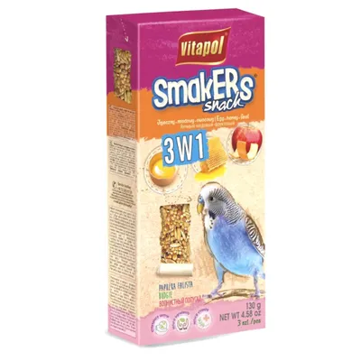 Image de Vitapol - Smakers MIX pour perruches ondulées 3in1 - 130g