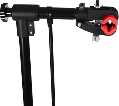 Produktbild von Fahrrad-Reparaturständer - Montageständer - Höhenverstellbar - Drehbare Klemme 360° - Klappbar - Stabile Basis - Tragbar - Schwarz