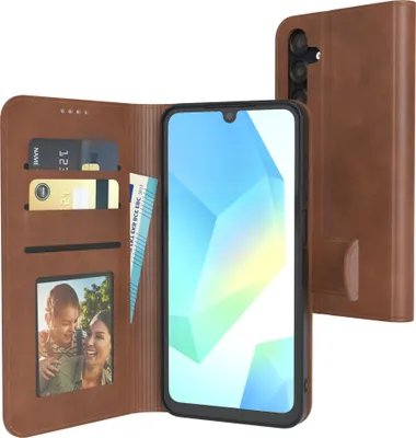 Produktbild von EAZY CASE Business Hülle für Samsung Galaxy A16 klappbar, Premium Kunstleder Handyhülle mit Kartenfach