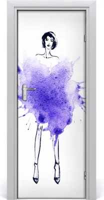 Produktbild von Tulup Türaufkleber 75x205 cm Dekorative Aufkleber Selbstklebend Wasserdichte Tapete Abnehmbar Schlafzimmer Wohnzimmer Wohnkultur - Modeillustration