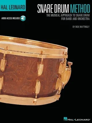 Produktbild von Hal Leonard Snare Drum Method Songbook with Online Audio Beginner Snare Drum Lessons for Band Orchestra Pas 40 Rudiments Solos Etudes Duets Play Along Audio for Students