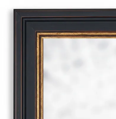 Produktbild von Bilderrahmen "Goya" - Farbe: Schwarz Gold - Größe: 10 x 15 cm / 3x