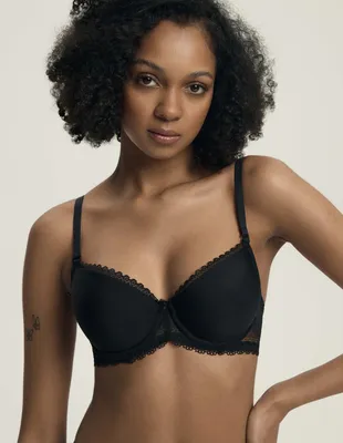 Produktbild von Push-Up-BH Julietta von Henderson mit glatten Cups schwarz 70A