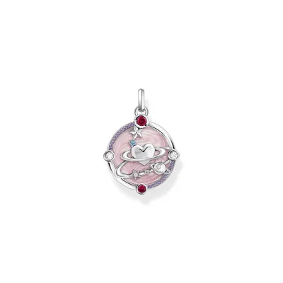 Produktbild von Thomas Sabo - PE959-340-9 - Anhänger - Damen - 925er Silber geschwärzt - Herzplaneten