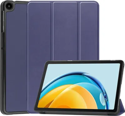 Produktbild von Schutz Hülle für Huawei Matepad SE 10.4 Smart Cover Case Tasche Etuis Bookcover, Farbe:Dunkelblau