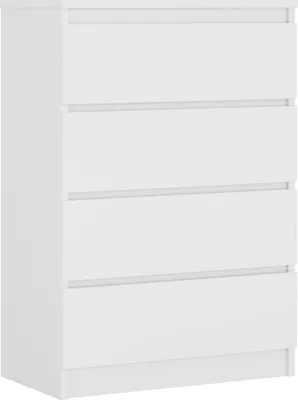 Obrázok produktu pre Komoda 70 cm - so 4 zásuvkami v bielej farbe / rôzne farby a veľkosti