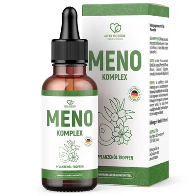 Produktbild von Green Nutrition Meno Komplex - hochwertige Pflanzenöl Mischung - 30 ml - 1x