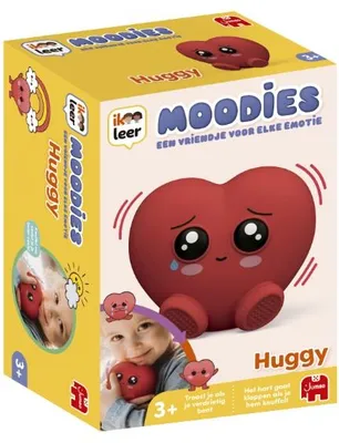 Image de Jumbo Moodies Huggy : peluche apaisante offrant un soutien émotionnel aux enfants