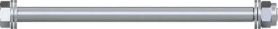 Obrázek produktu pro Šroub s dorazovou maticí přívěs pro člun pozinkované SUPROD, M16 x 270 mm