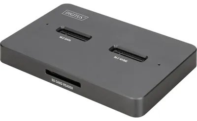 Image de DIGITUS Docking USB-C->NVMe SSD,SATA SSD, SD