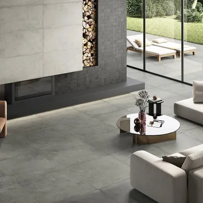 Imagen del producto de CASA39. Gres porcelánico con efecto cemento. 120x120 cm. Colección Ava, marca Hurban