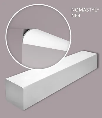 Produktbild von NMC NE4 PURE-box-10 NOMASTYL Eckleisten 1 Karton SET mit 10 Stuckleisten | 20 m